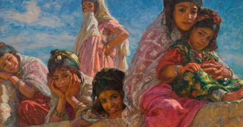 Peinture Autre Achat huile sur toile orientalistes Alger