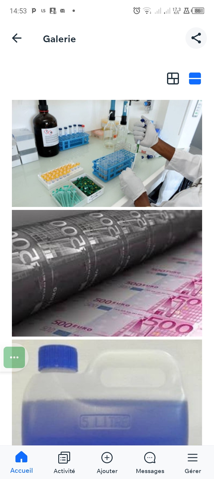 Alger Alger Centre Autre Autre Laboratoire ssd solution des billets verts