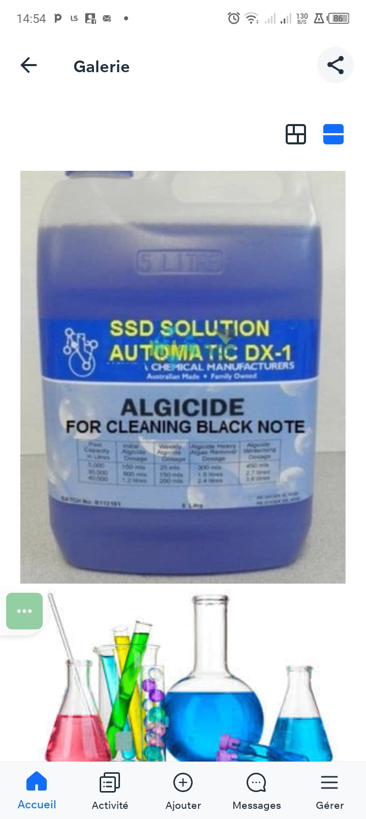 Alger Alger Centre Autre Autre Laboratoire ssd solution des billets verts