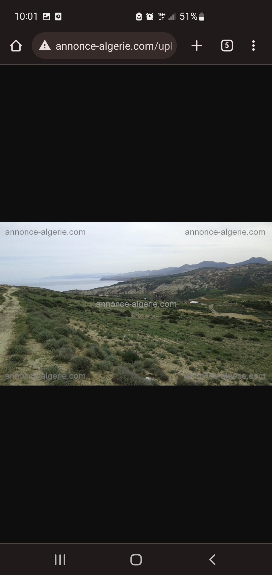 Tlemcen Marsa Ben Mhidi Vente Surfaces Des lot a construire pres de la plage